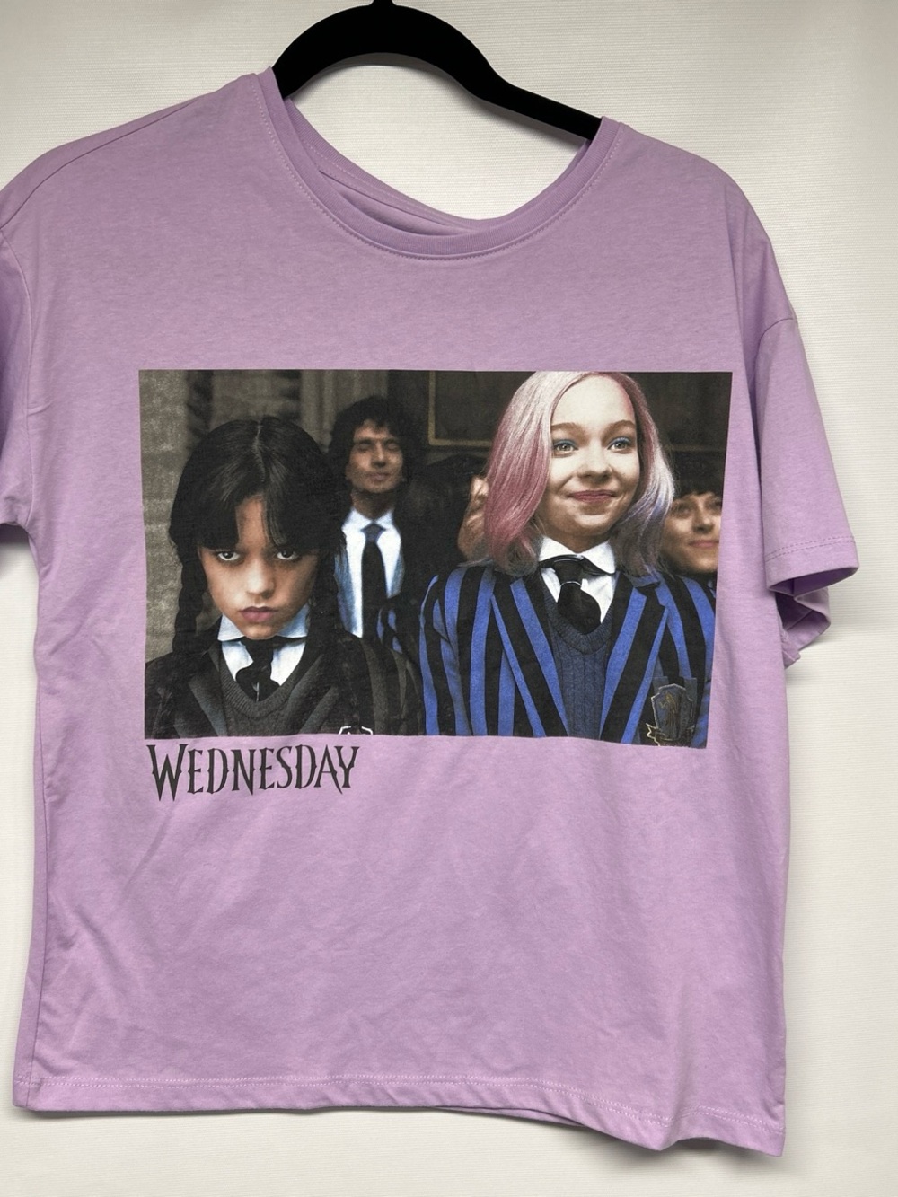 Old Navy Lavender Wednesday Graphic Tee